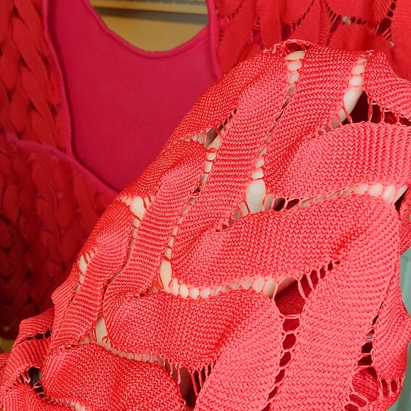 Free People Red crochet dress - Picture 7 of 10